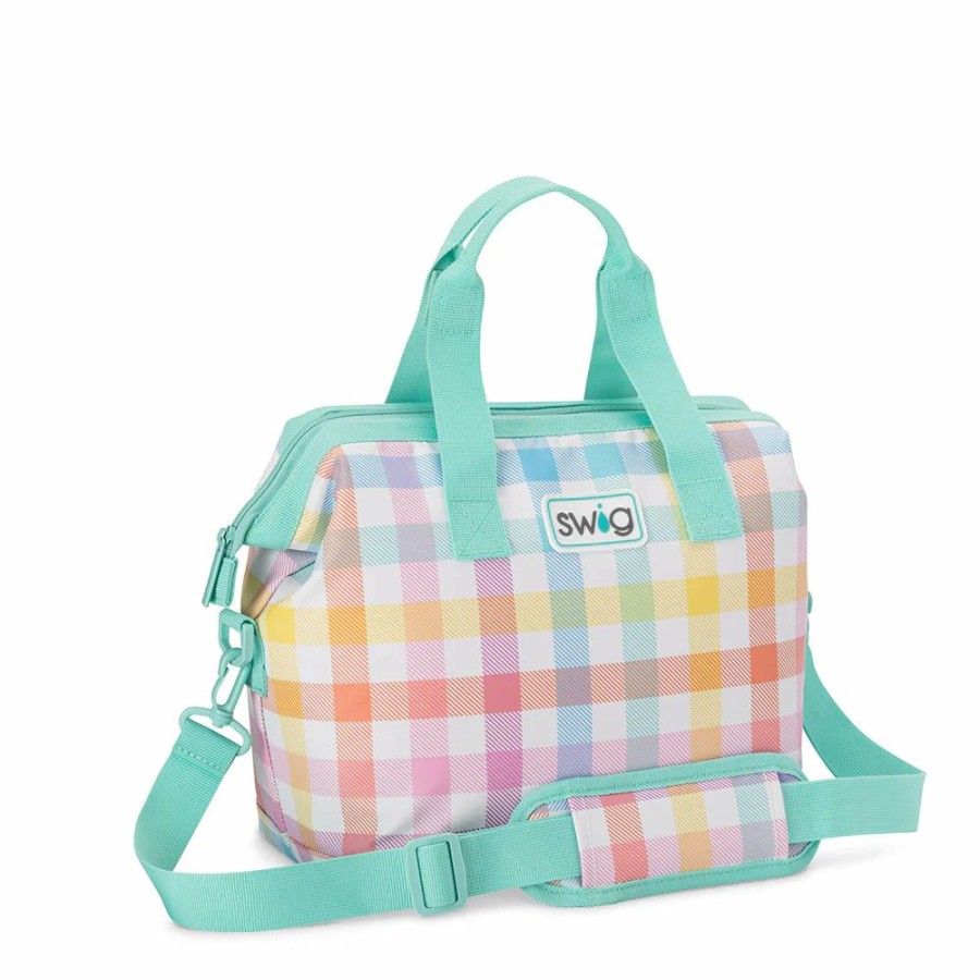 Coolers & Bags Swig Life  | Pretty In Plaid Packi 12 Cooler